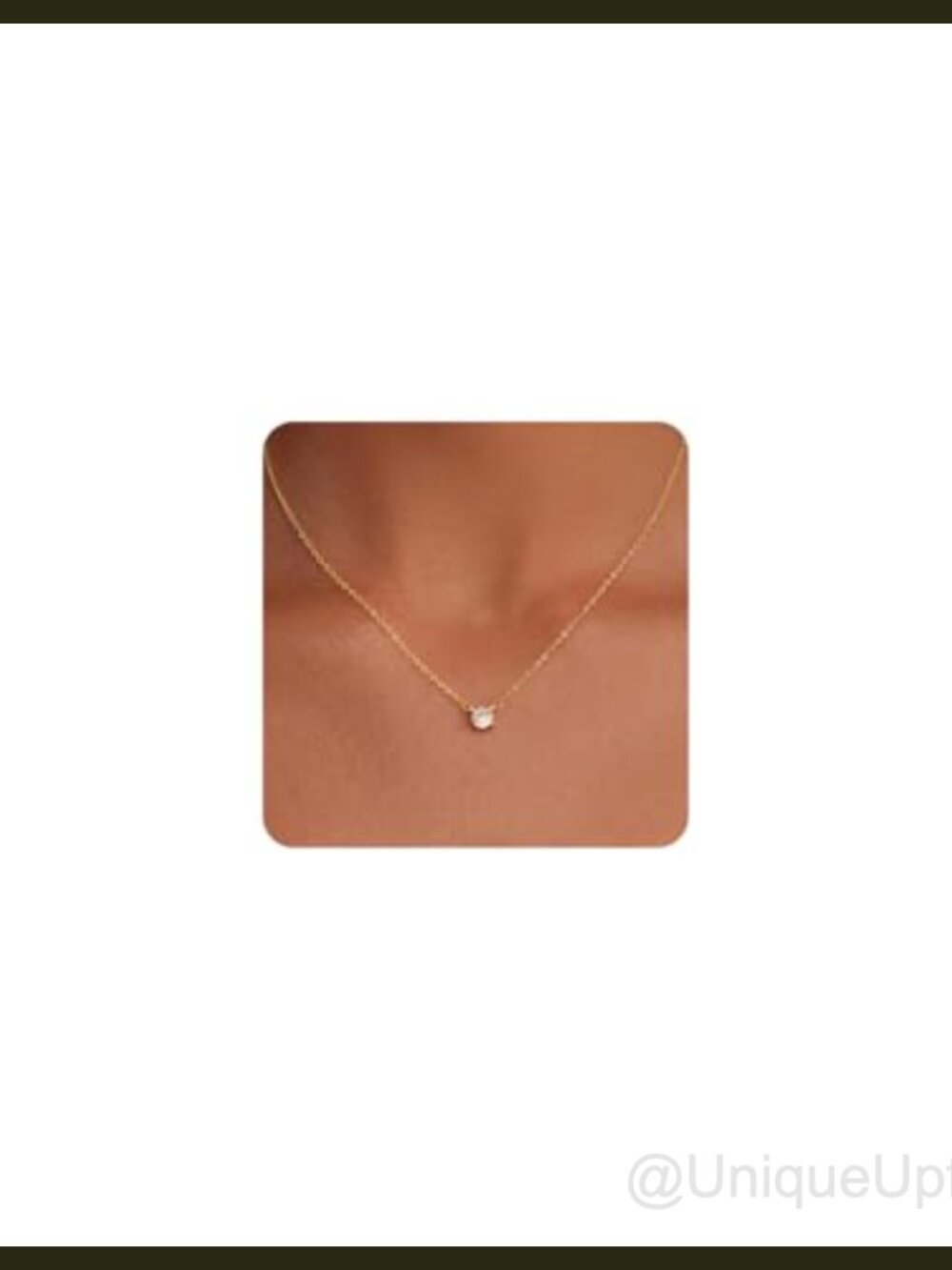 14k Gold Plated Cubic Zirconia Pendant Necklace for Women